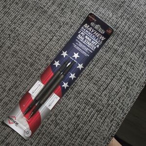 Hammerless 2-Piece Nail Set & Starter — Black